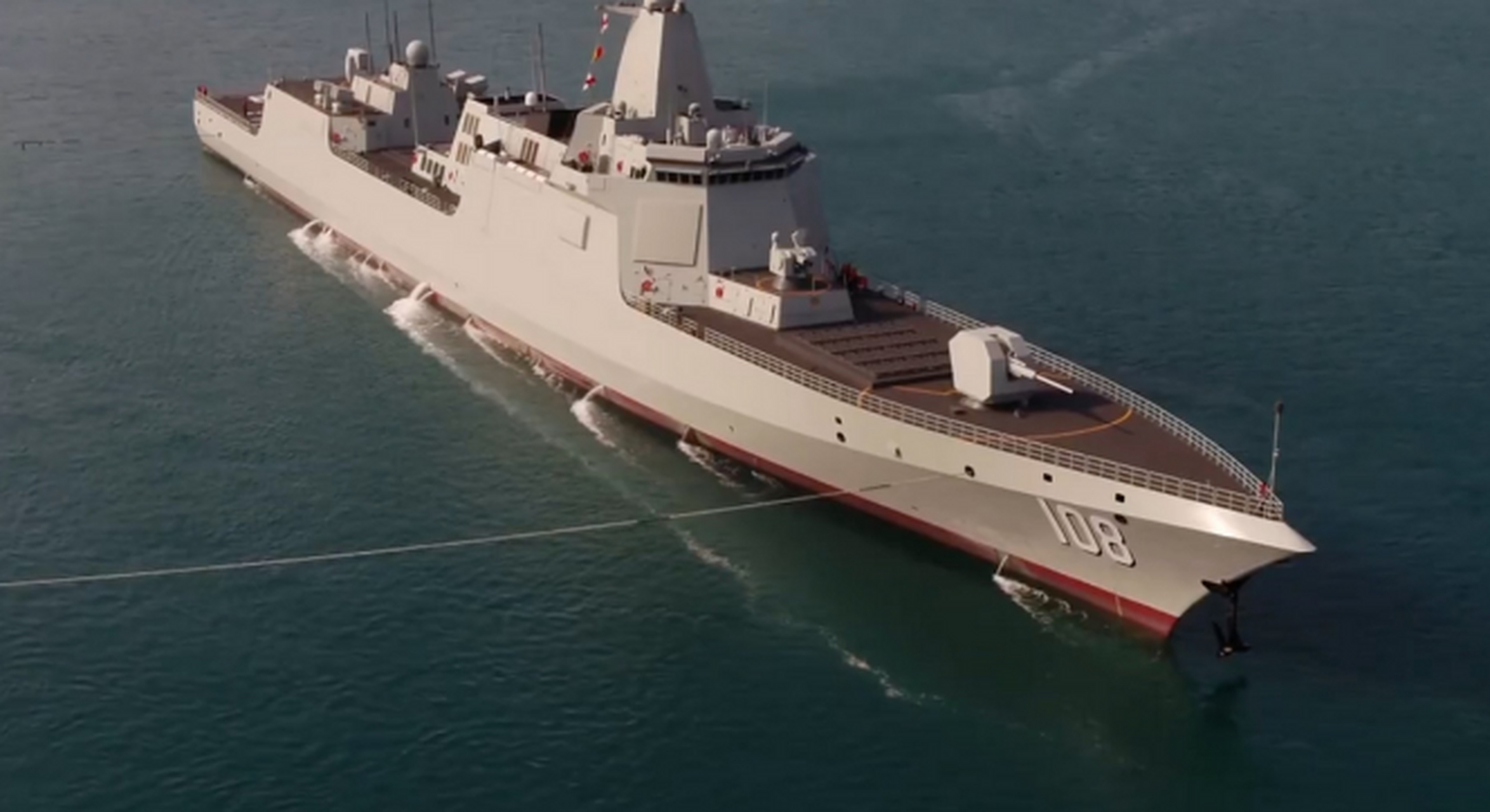 咸阳舰的入列引发大多数人的关注,尤其是美国,这是为何?