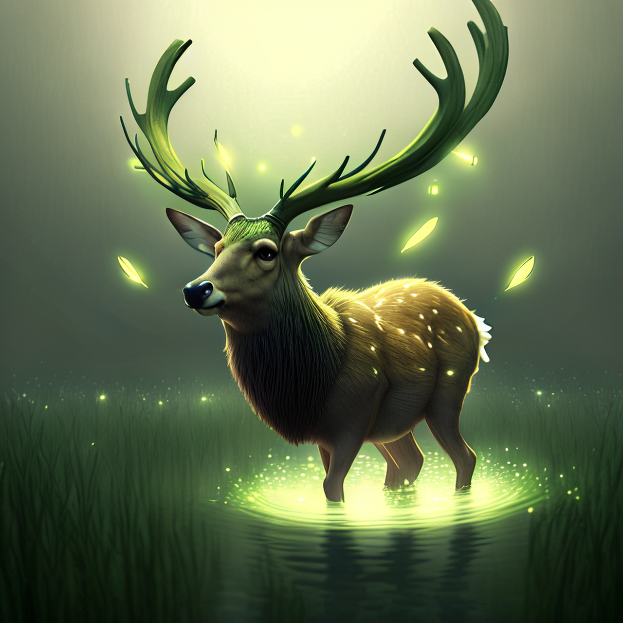 往事真蕉鹿,浮名一草萤.滚动光,正面光顺光#百度ai绘图黑科技