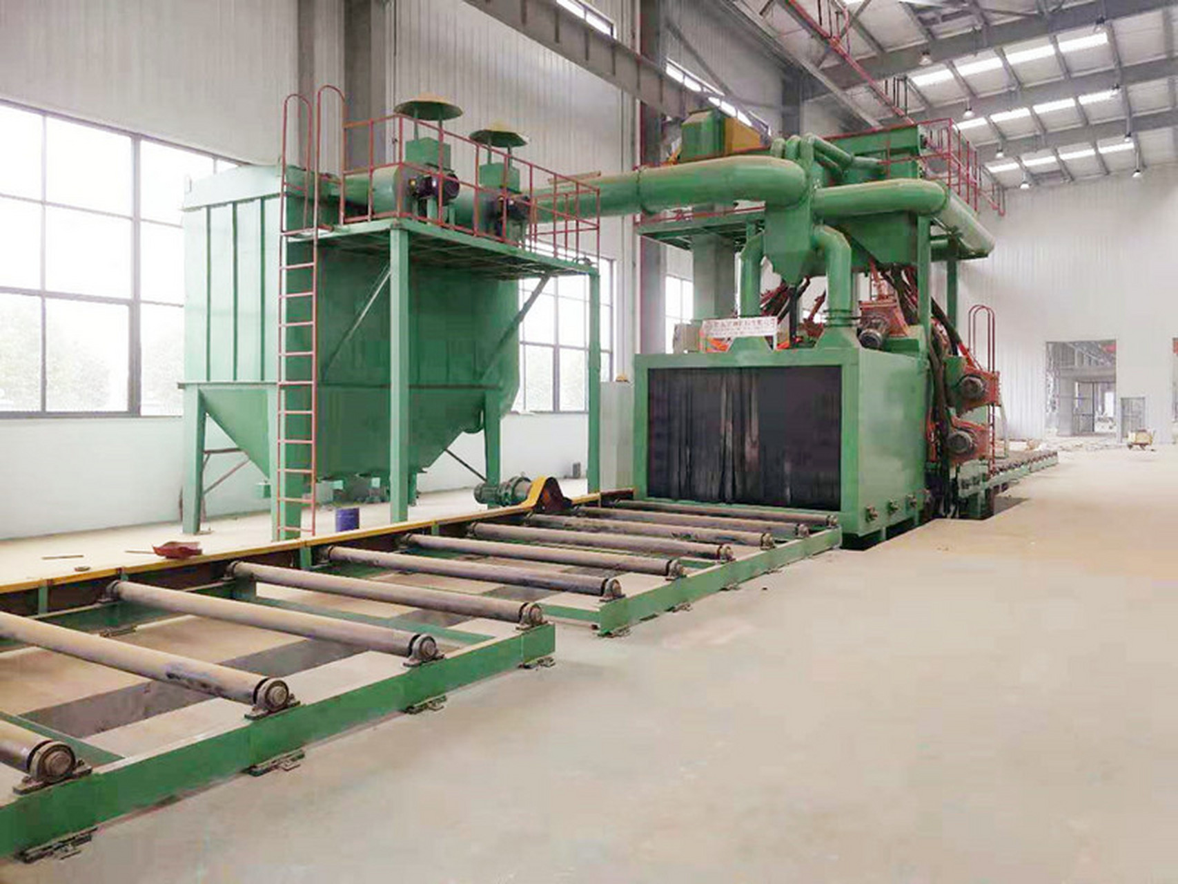 青岛黄河抛丸机清理机#  青岛黄河机械专业生产各种吊钩式抛丸 