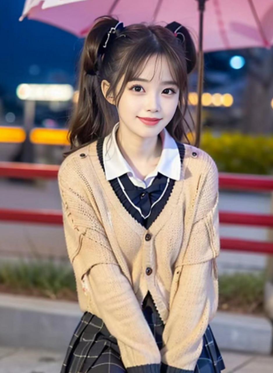 双马尾jk小可爱,你心动了吗?