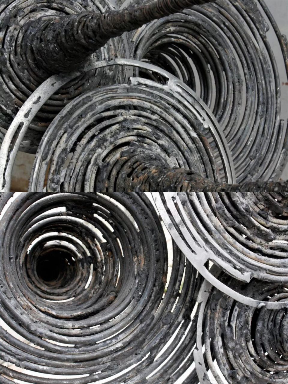 mihaela kamenova·纺锤漩涡金属艺术雕塑  保加利亚当代雕塑家