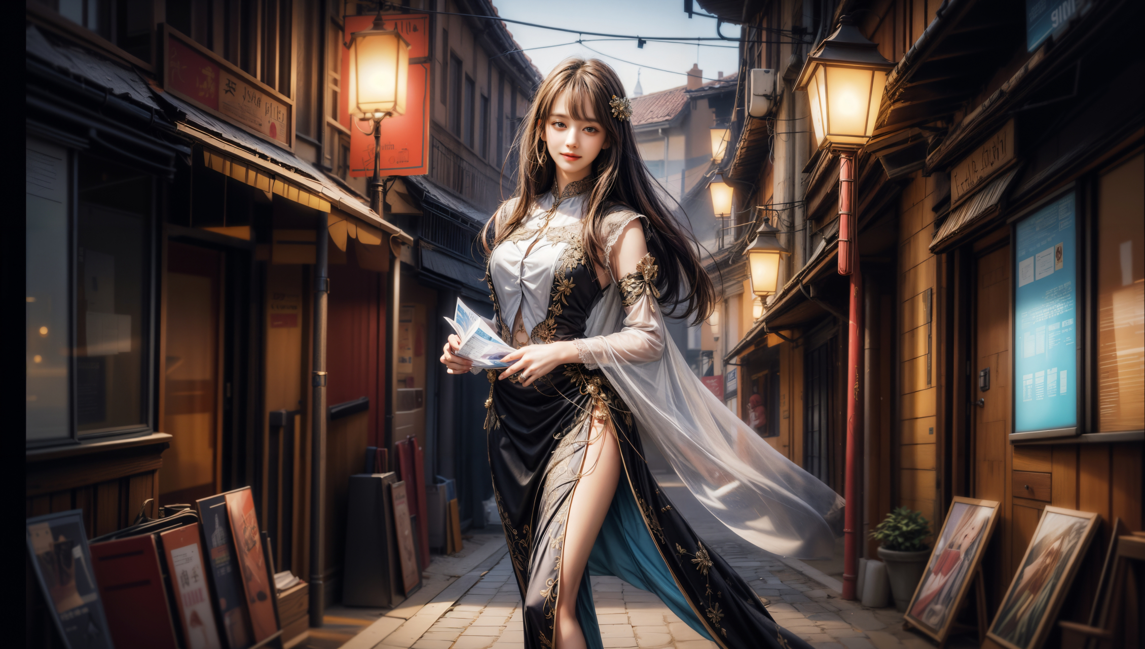 她眼神中流露出对生活的热爱和对未来的期待