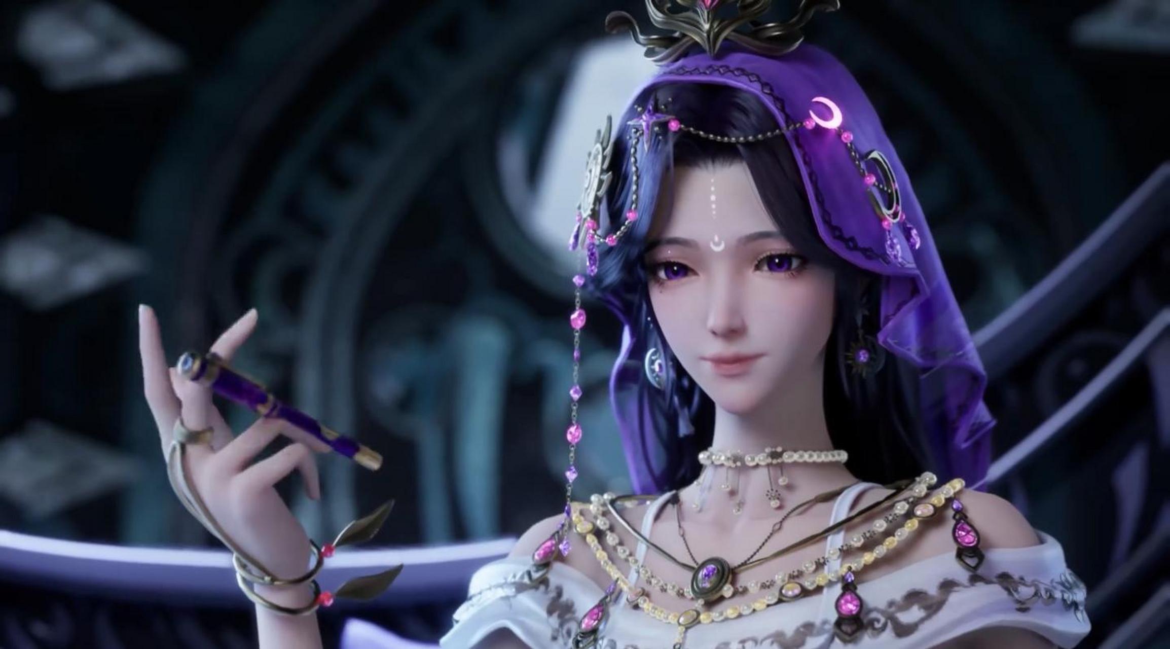 神印王座#  怎么说呢~ 月夜公主就是很诱人! 诱色可餐!