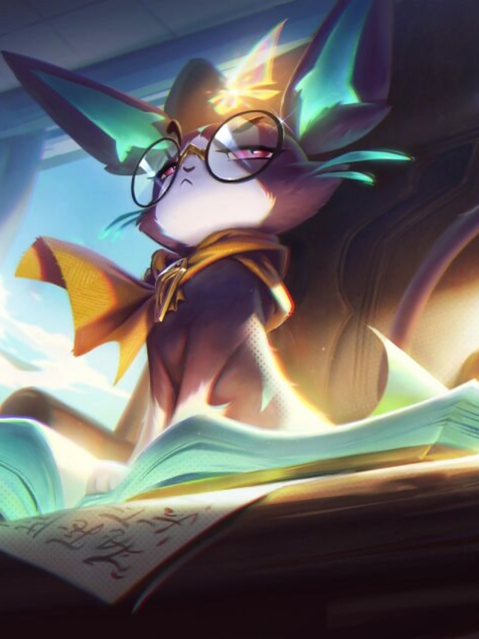 全皮肤原画丨魔法猫咪─悠米  7张端游原画