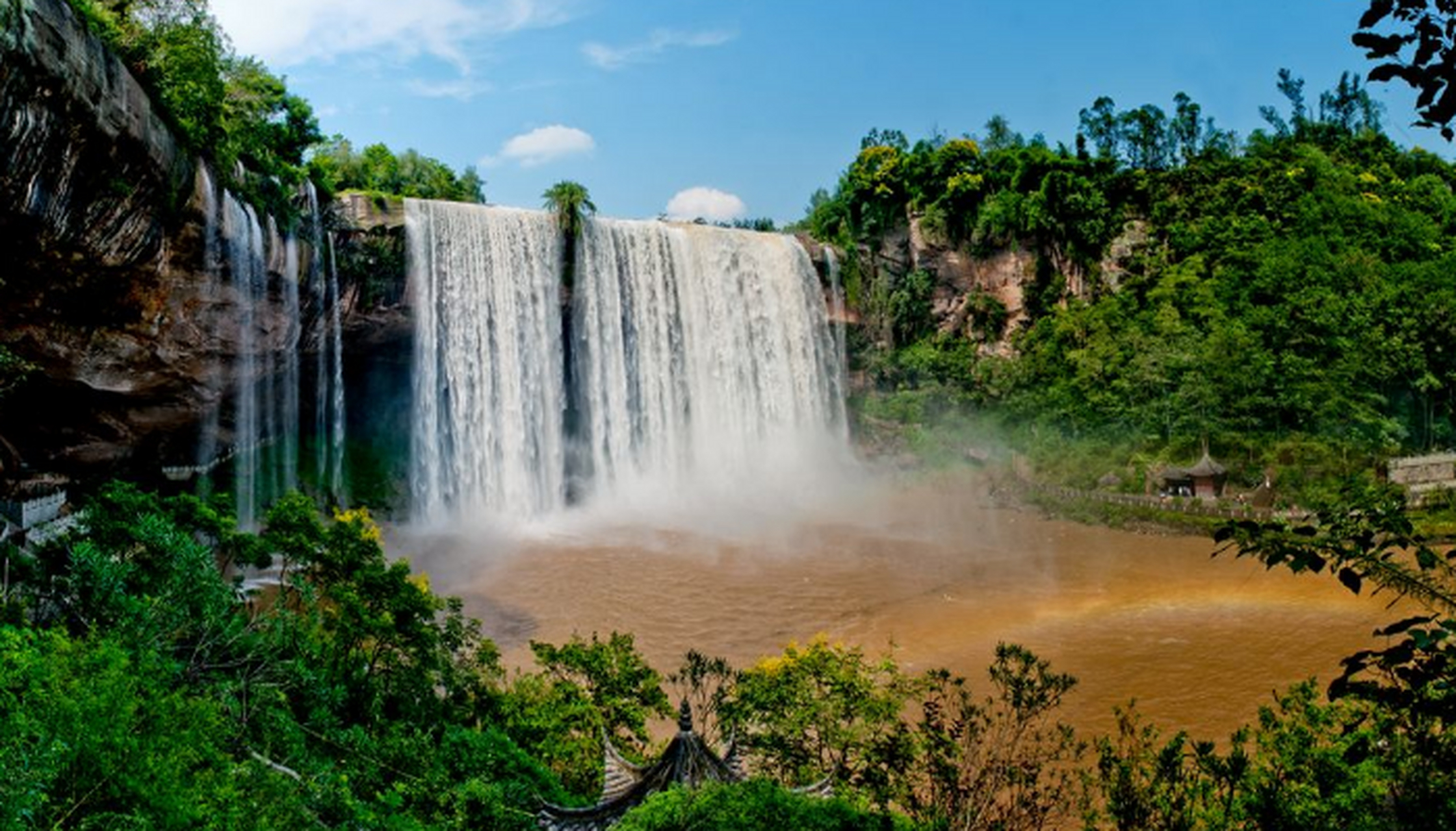 重庆万州大瀑布群旅游区 4a景区,万州大瀑布群景区,国家4a级旅游景区