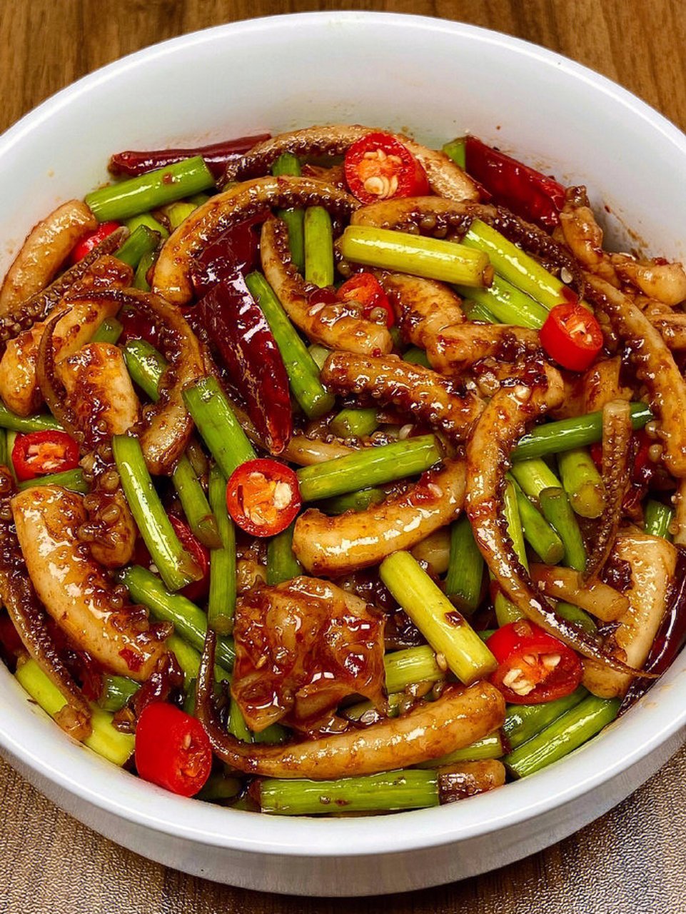 巨巨巨好吃巨下饭的香辣蒜苔鱿鱼须! 67 676767