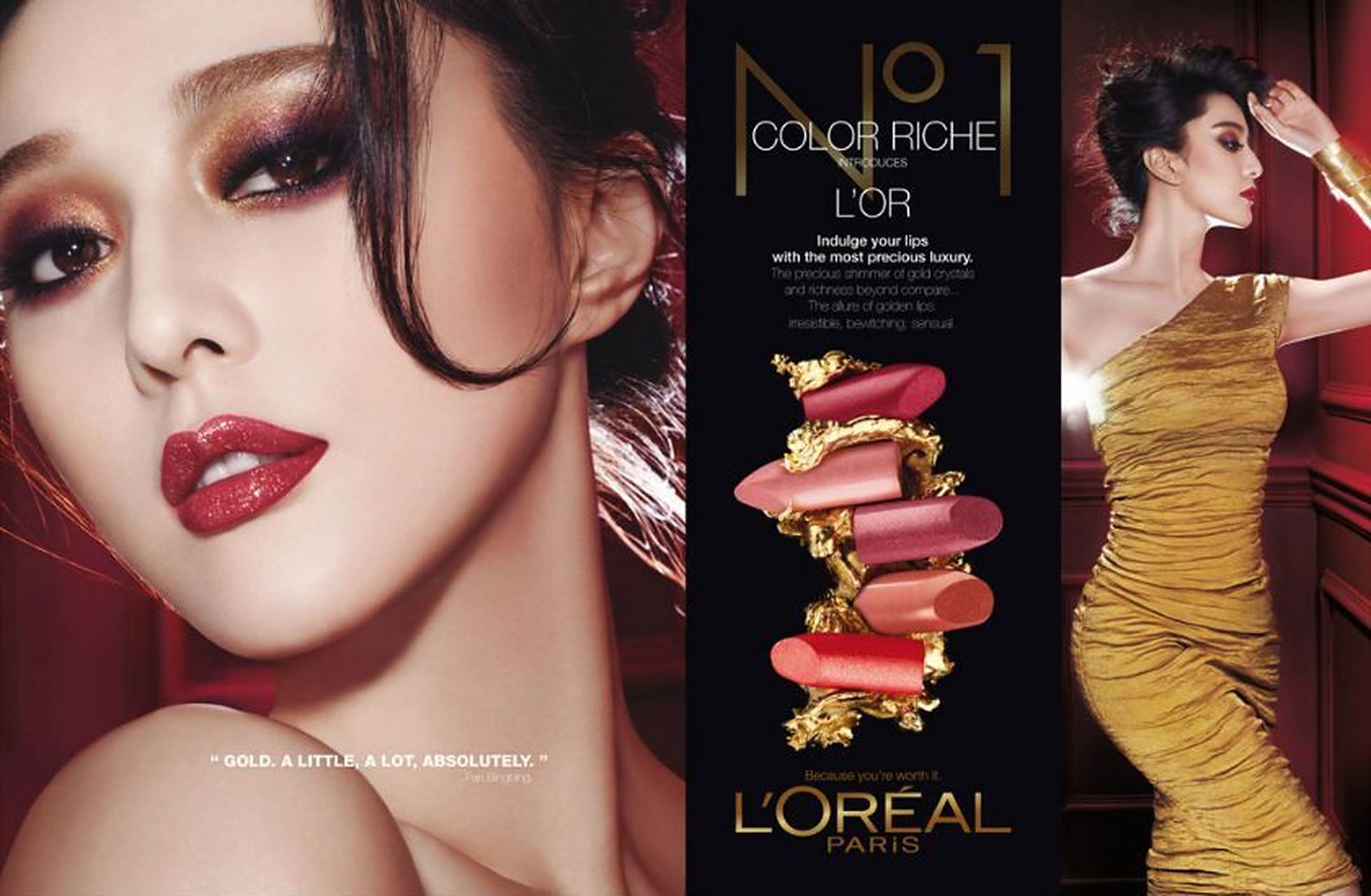 冰冰 x 巴黎欧莱雅广告大片