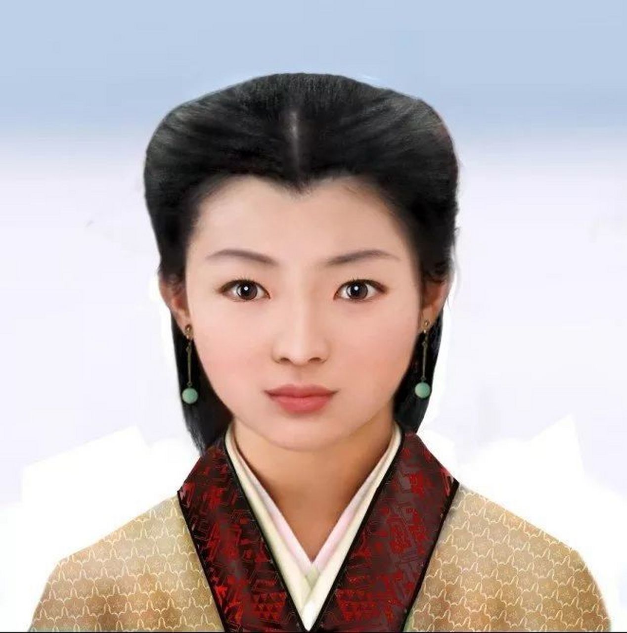 甲骨文献记载中国第一个女英雄:妇好复原图,商纣王之前二百年,一位