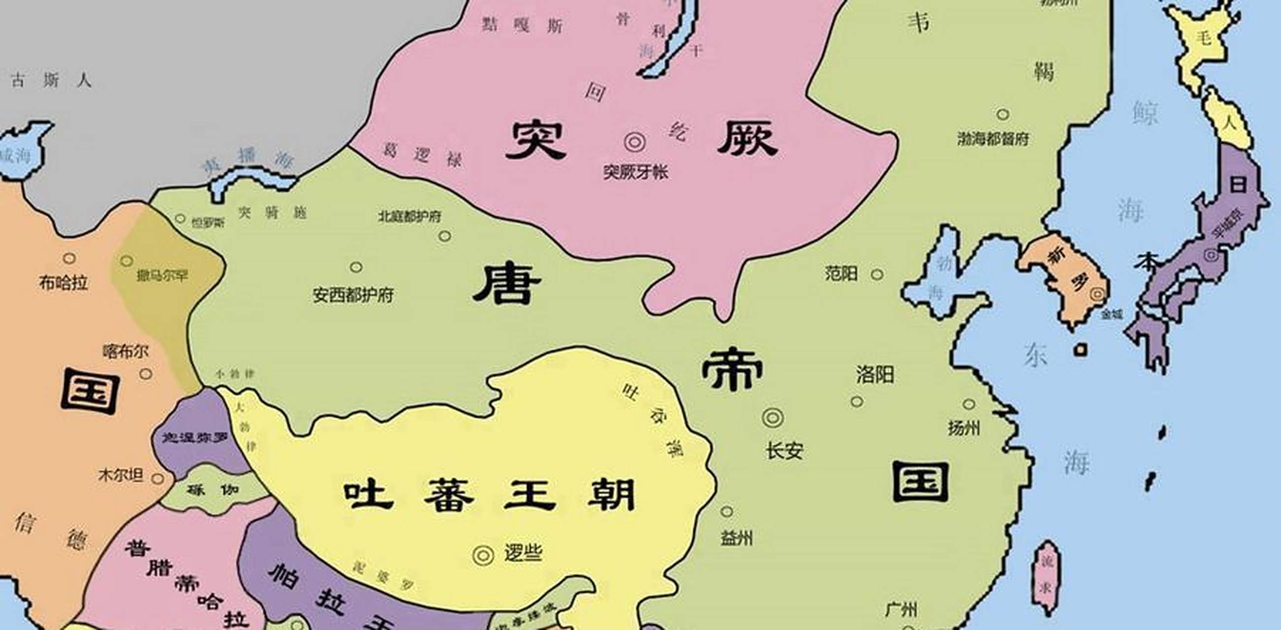 立国三百年的吐蕃帝国,崛起的过程其实与唐帝国有着莫大的关系.