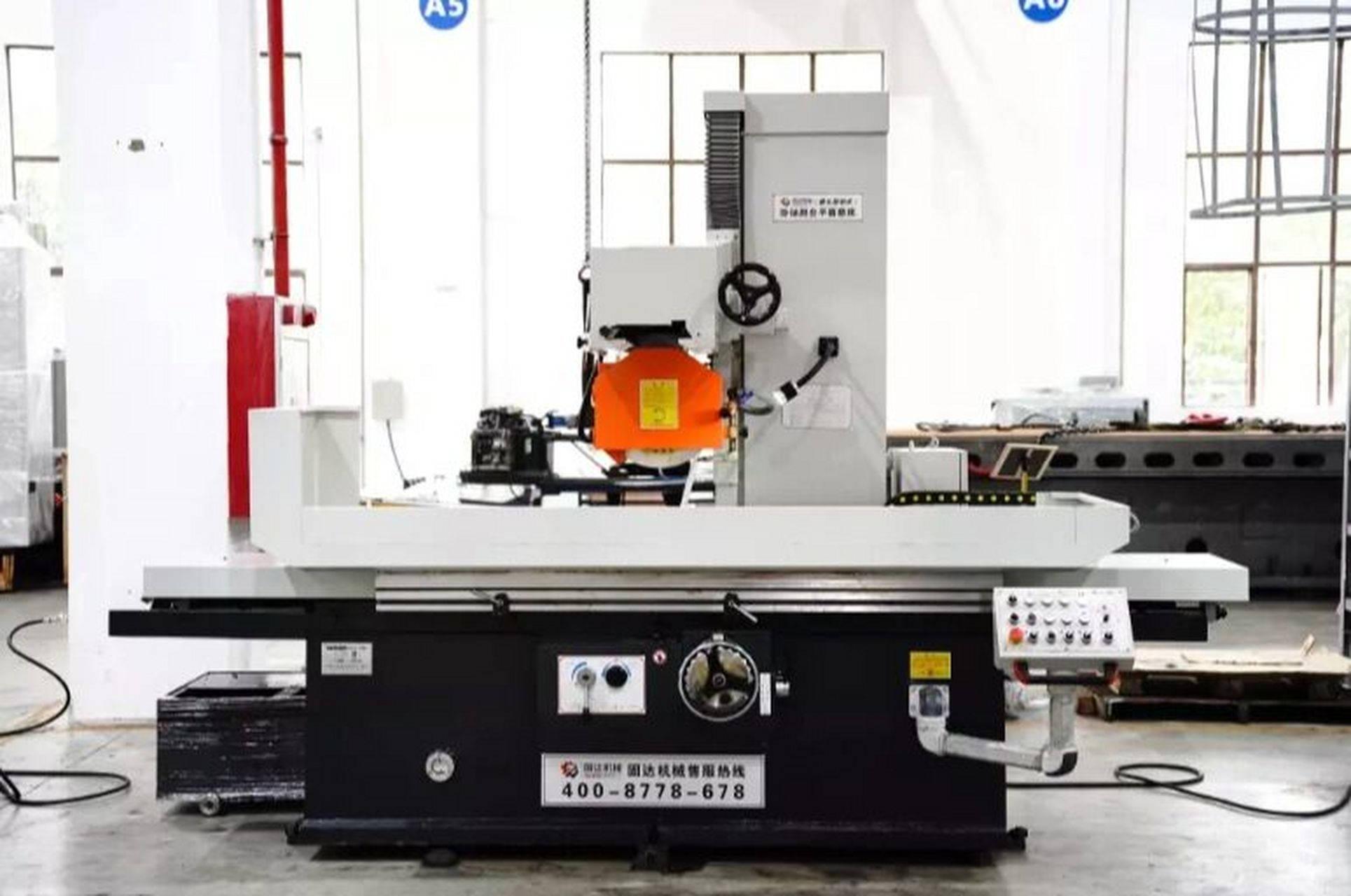 固达卧轴矩台平面磨床m7163x12优势特点及规 "精密平面磨床是一种机械