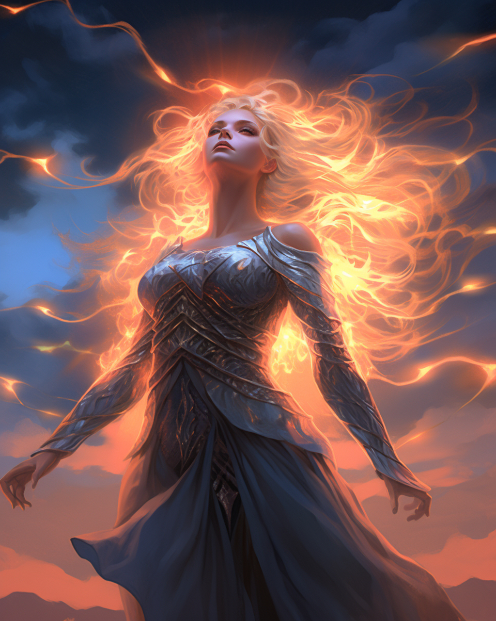 太阳女神,超能战士!#ai绘画# #百度仲夏打卡挑战赛