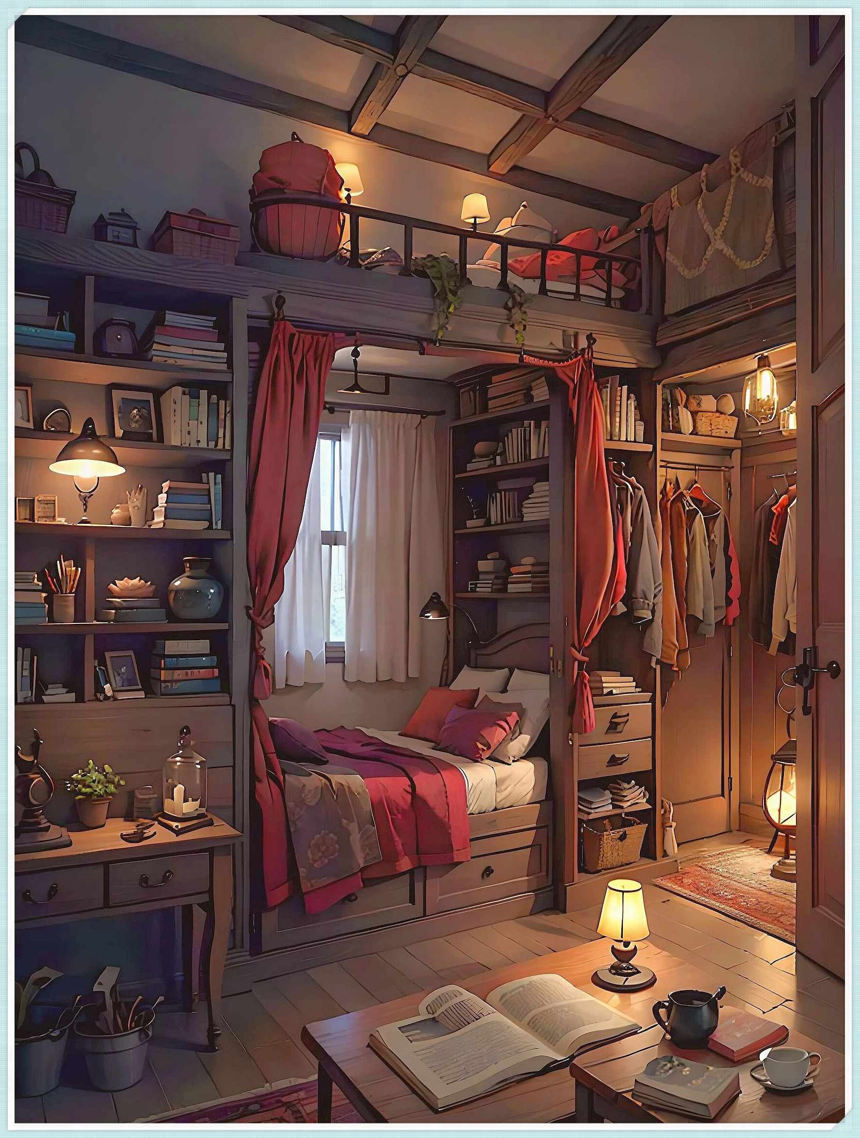 每个房间都蕴含着不同的可能性,每个选择都会对你的归隐产生深远的