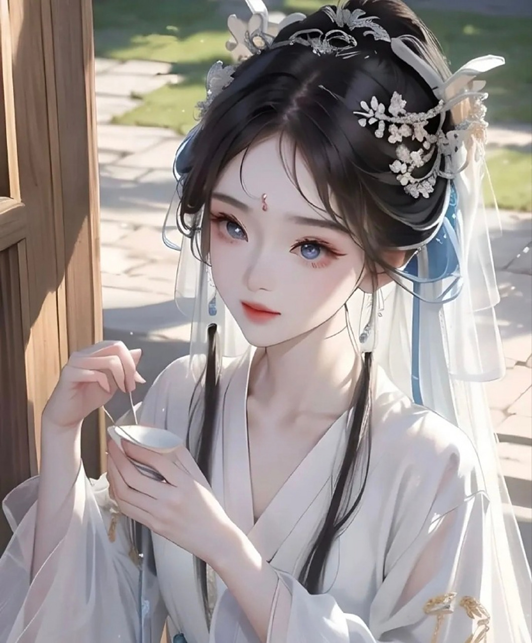 清冷淡雅系古风女生头像 676767