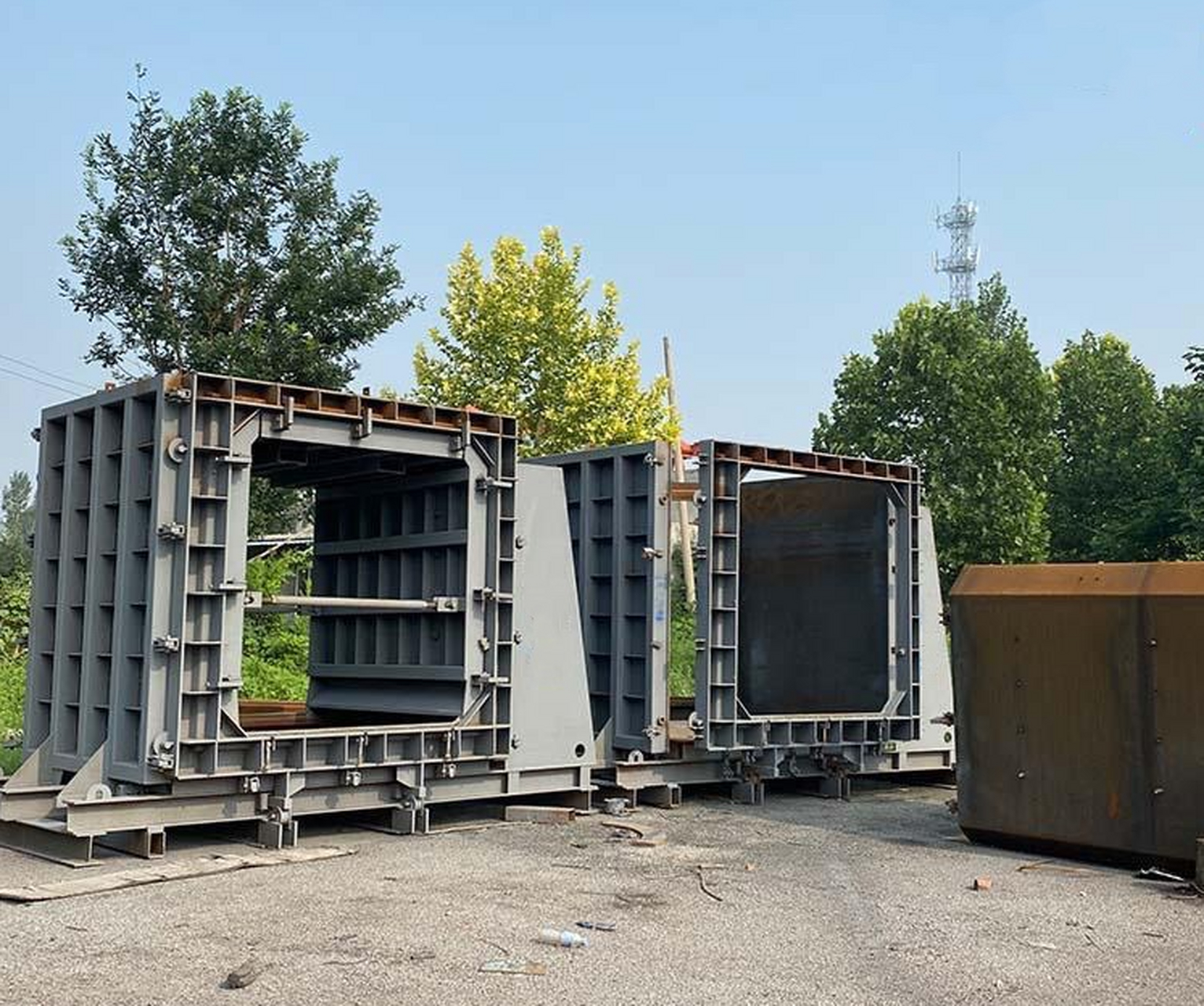 预制管廊模具# 预制管廊模具是钢筋混凝土预制箱涵模具