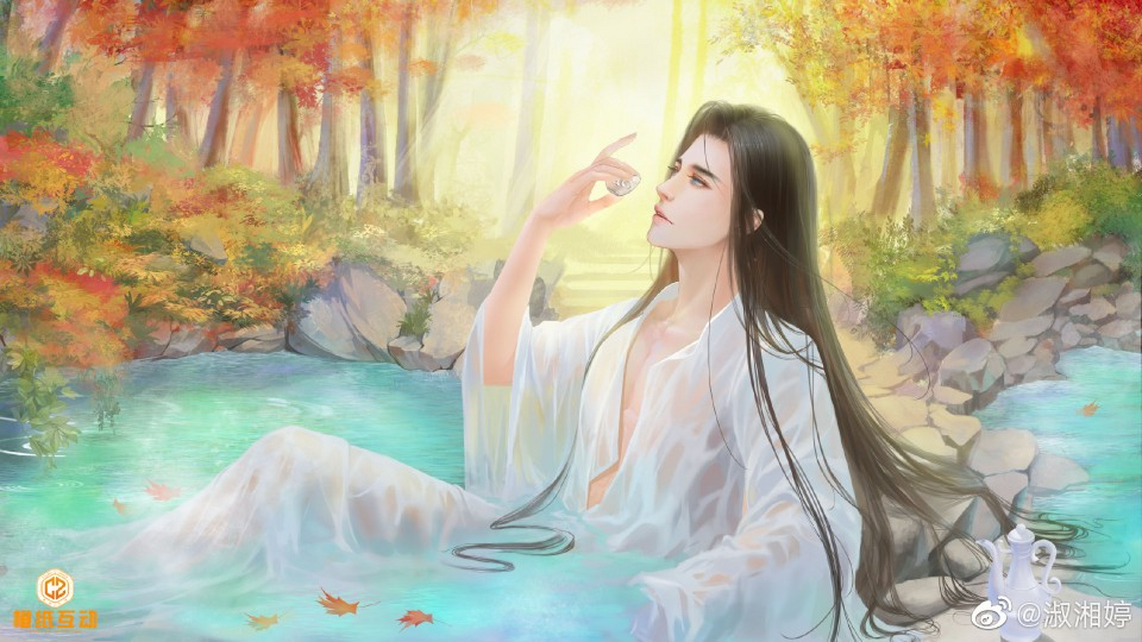 哇~ 绘师:淑湘婷 #古风头像壁纸