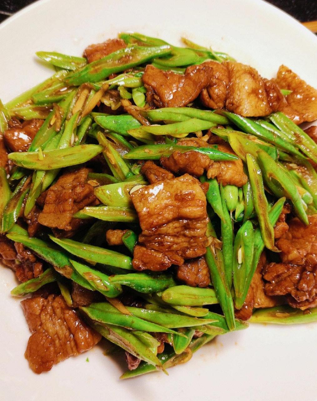 豆角炒肉做法简单.