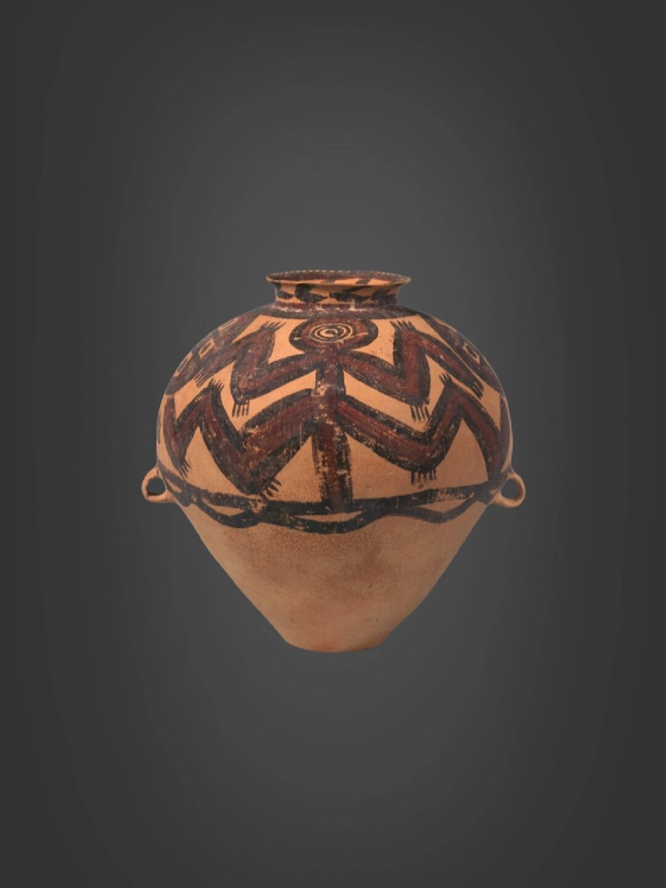 五六千年前的仰韶文化彩陶  以下是一些仰韶文化的彩陶艺术品图片