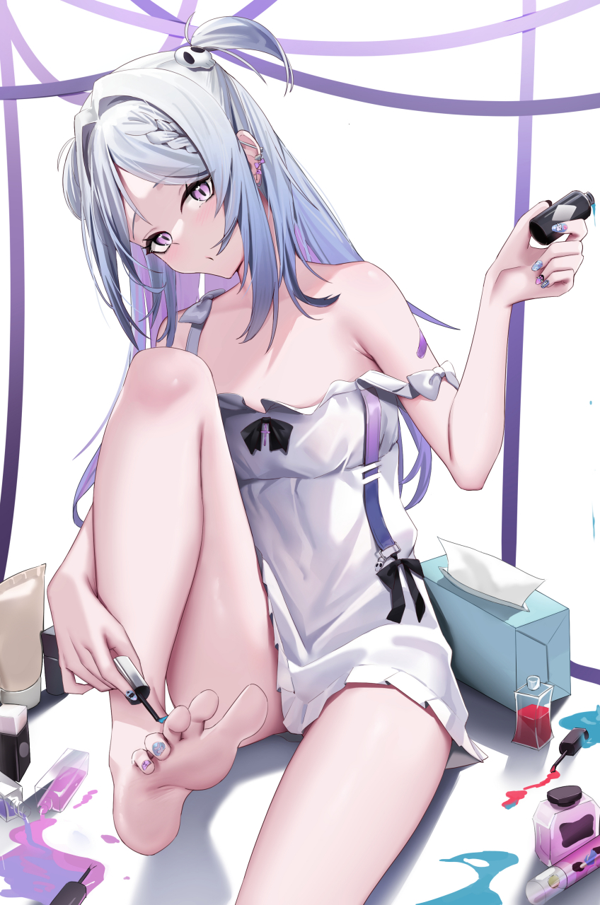 涂指甲油的少女 画师:skai_kun 76