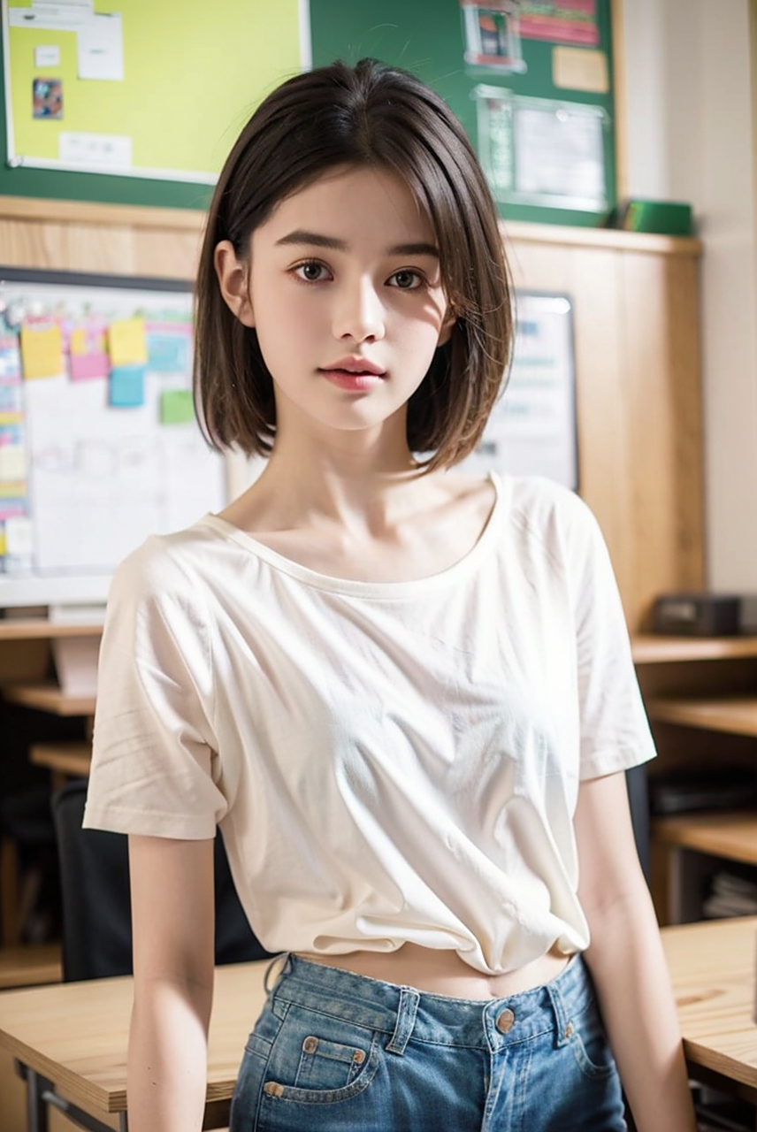 校园风清纯美少女写真图集,欧美女生艺术照#美女# #养眼美女# #学生装