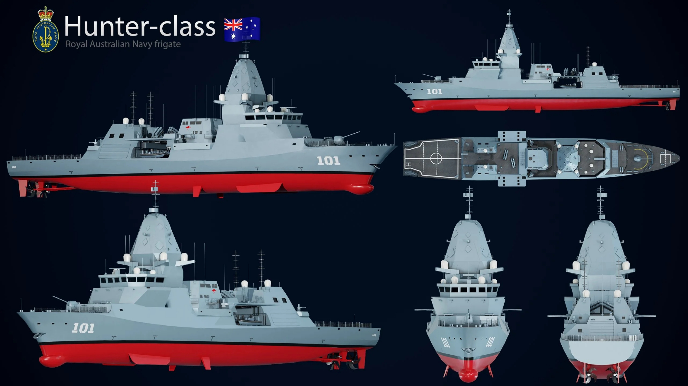 未来新型舰艇,示意图中军舰继承了英国军舰的某些基因,他们可以利用"