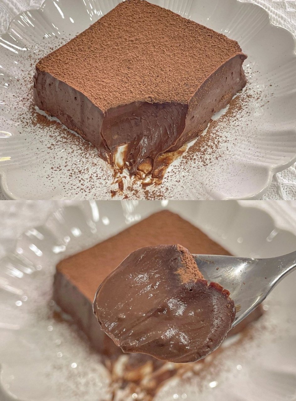 完美复刻出超超好吃的冰山熔岩巧克力 口感浓郁细腻顺滑,入口即化,真