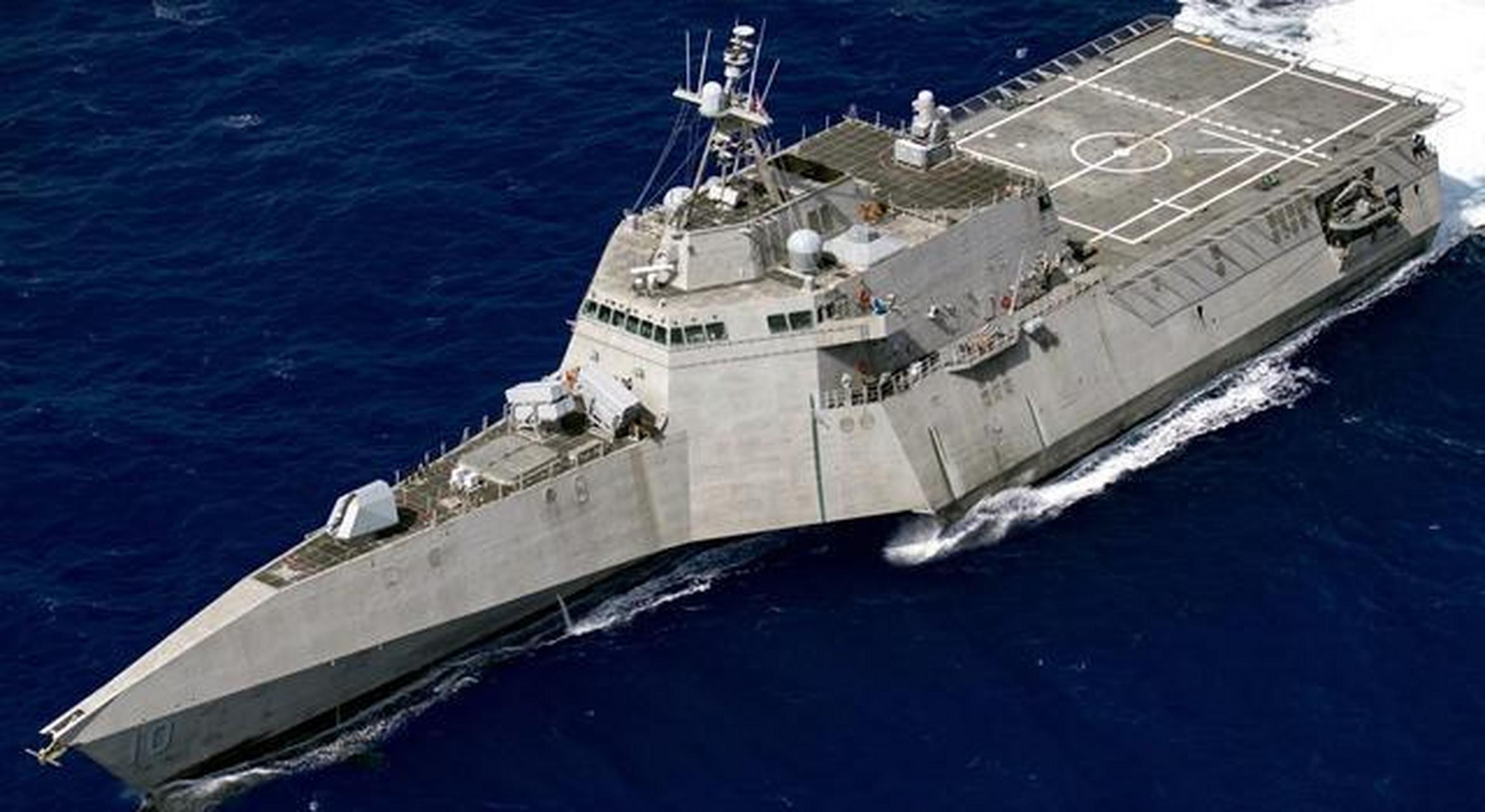 在12月4日,美军"吉福兹"号濒海战斗舰(lcs-10)未经中国政府批准