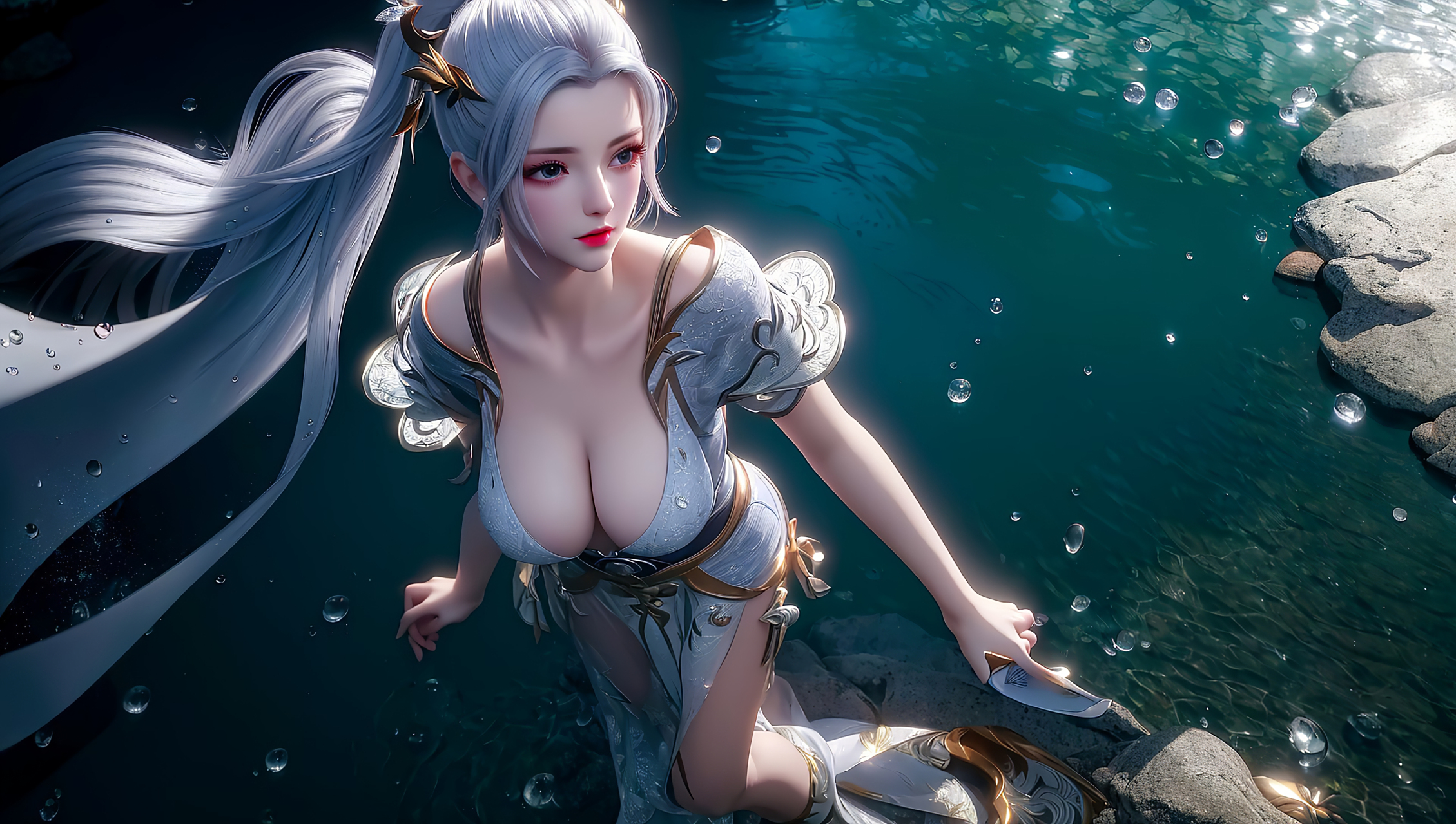 ai绘画 | 斗破苍穹·韩月学姐 - 精美pc壁纸,璀璨系列