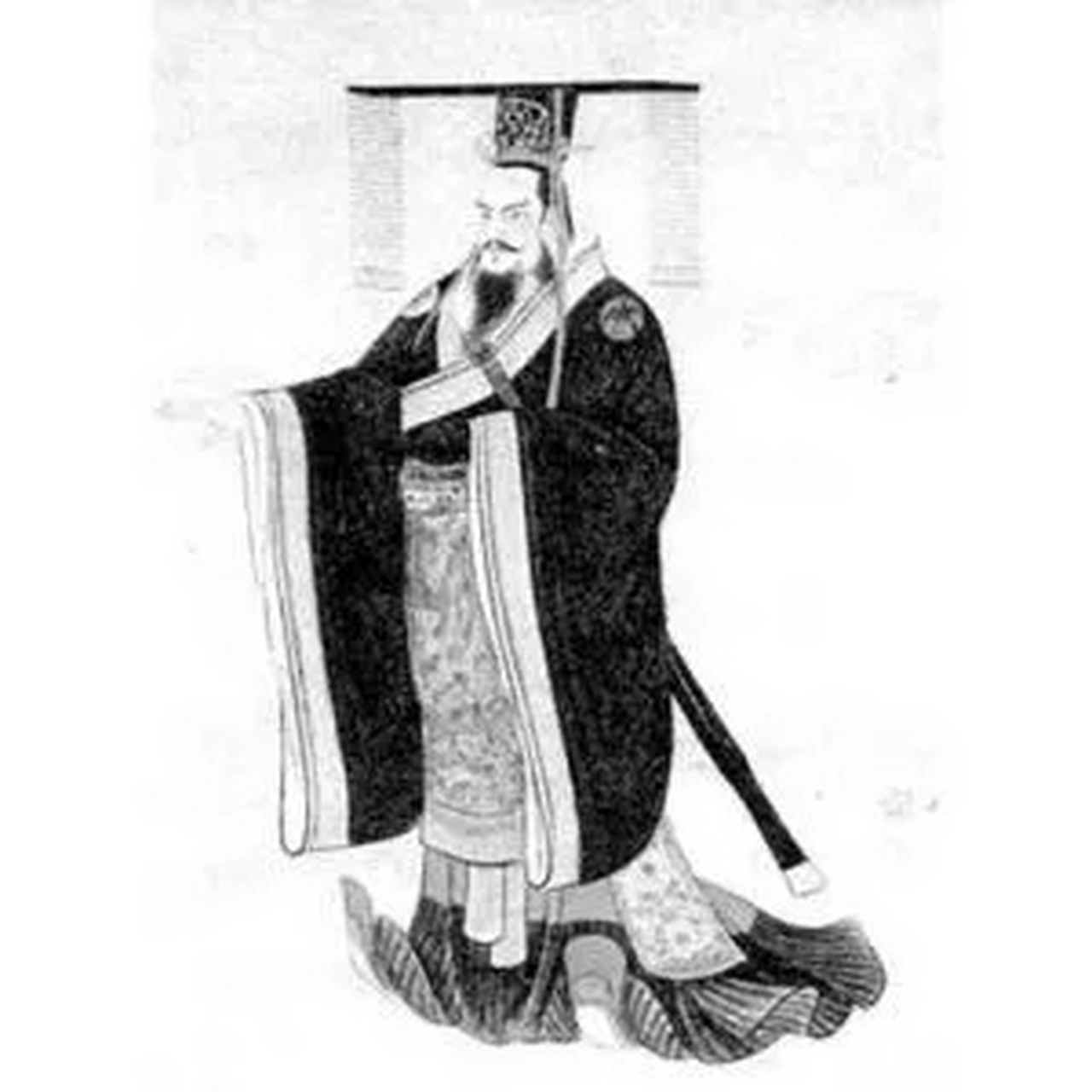 秦孝文王子楚的夫人叫赵姬,原是大商人吕不韦的小妾,在一识筵席上被