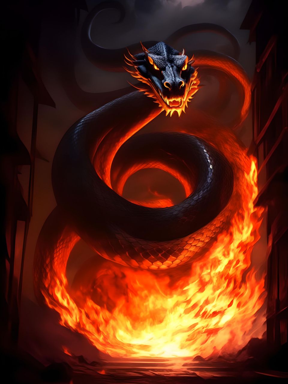 a绘11,#蛇##图片##动漫壁纸