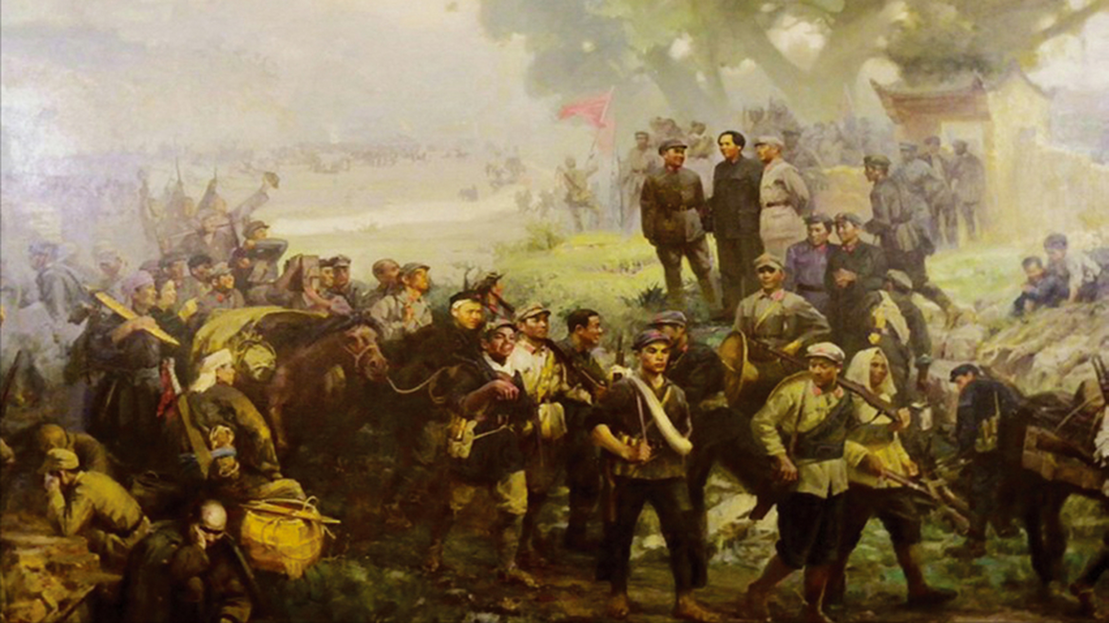 刘邓大军挺进大别山迫使老蒋不得不从其他方向抽调兵力.