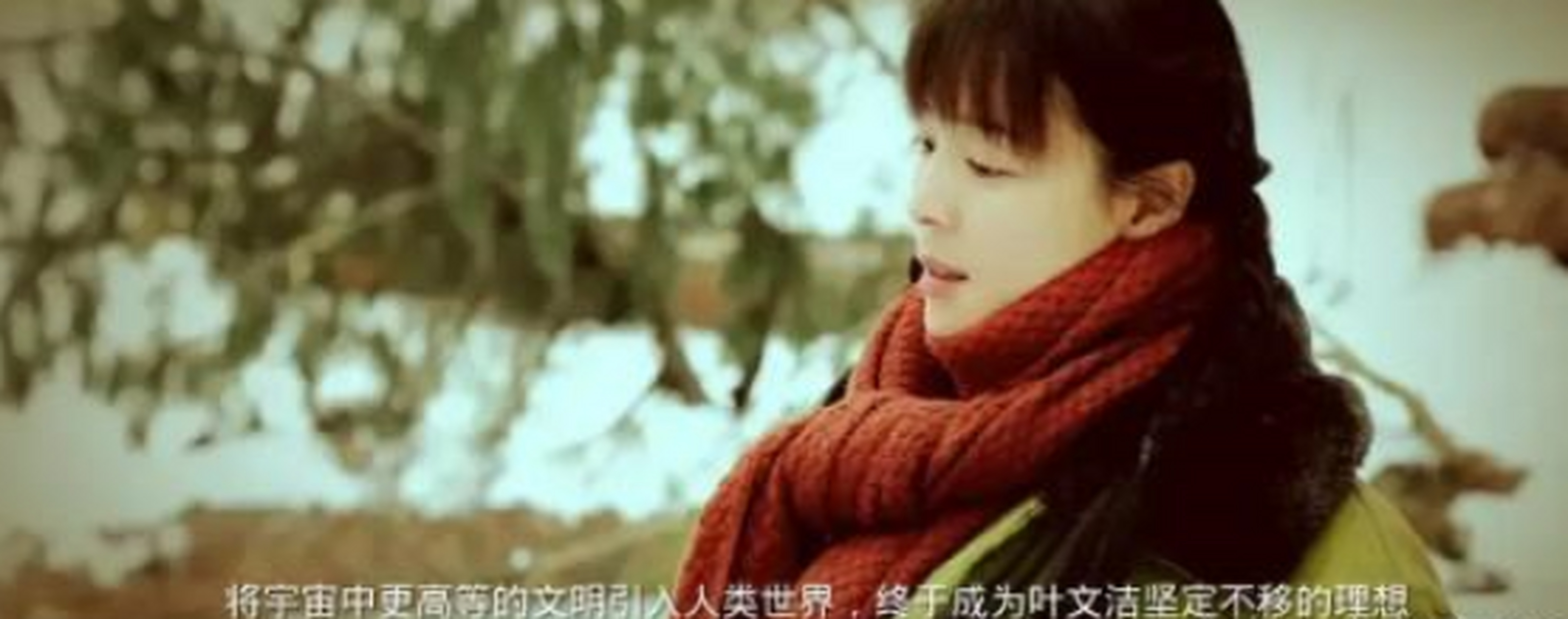 清华教授叶文洁,是顶级天体物理专家,在红岸基地的雷达峰检测到一条