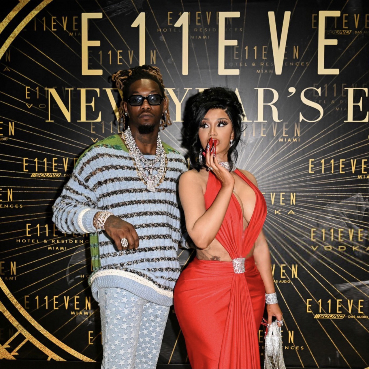 卡姐cardi b与offset的浪漫首日,如同一首未完的情歌,甜蜜而热烈.