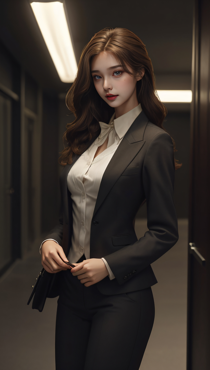 米娜写真071期 2d米娜小西装 【注:所有图片均由小花猪采用stable