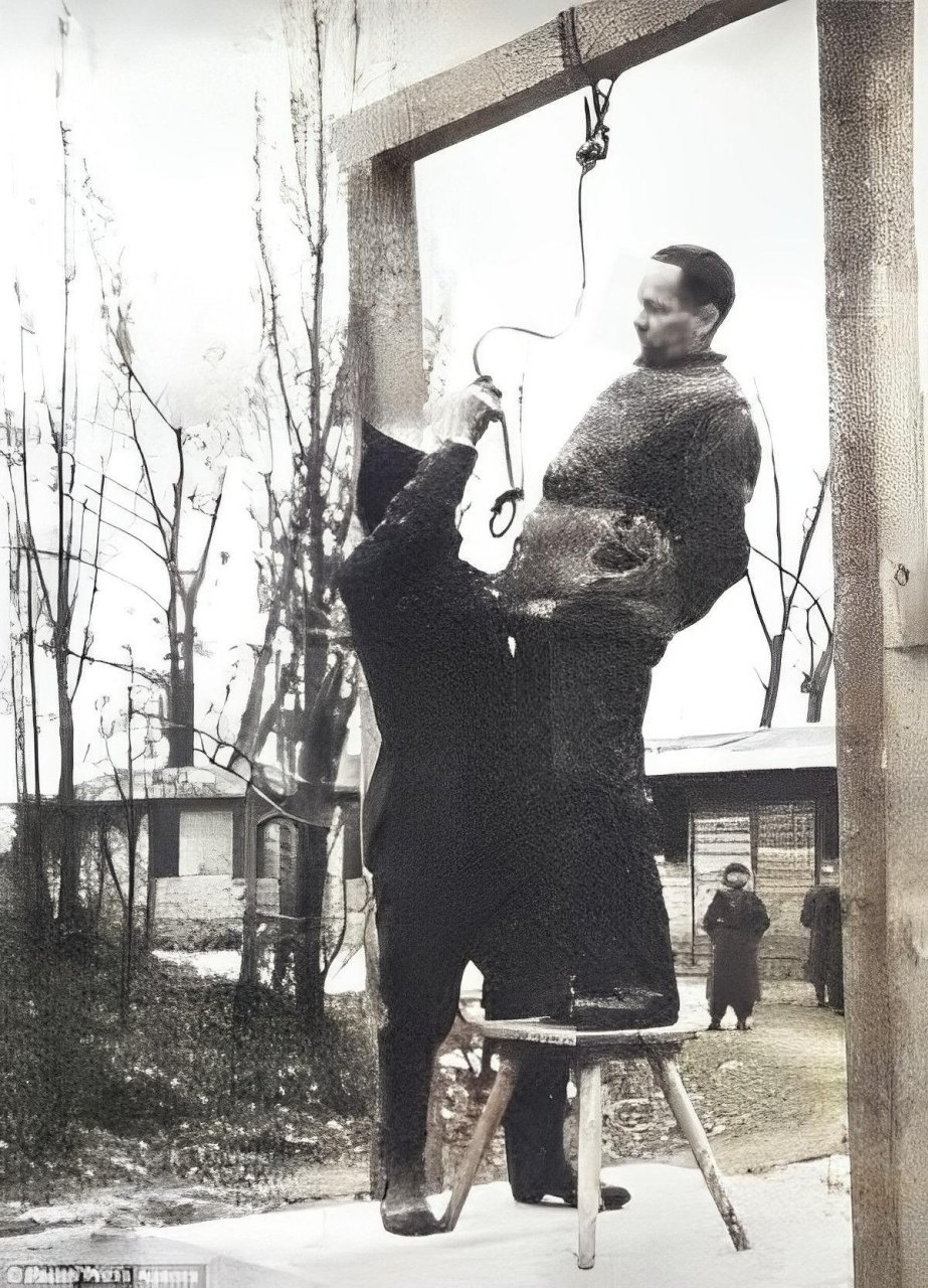 1945年,指挥官·鲁道夫·霍斯在奥斯维辛集中营被捕.