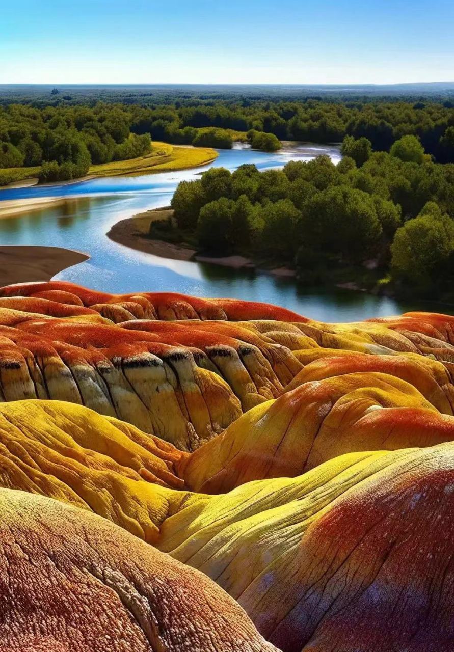 新疆的五彩滩确实是一处美到窒息的自然奇迹!