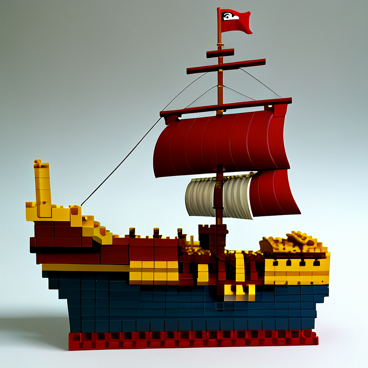 今天是乐高船船![期待]涂鸦一格黑科技,绘你所想.