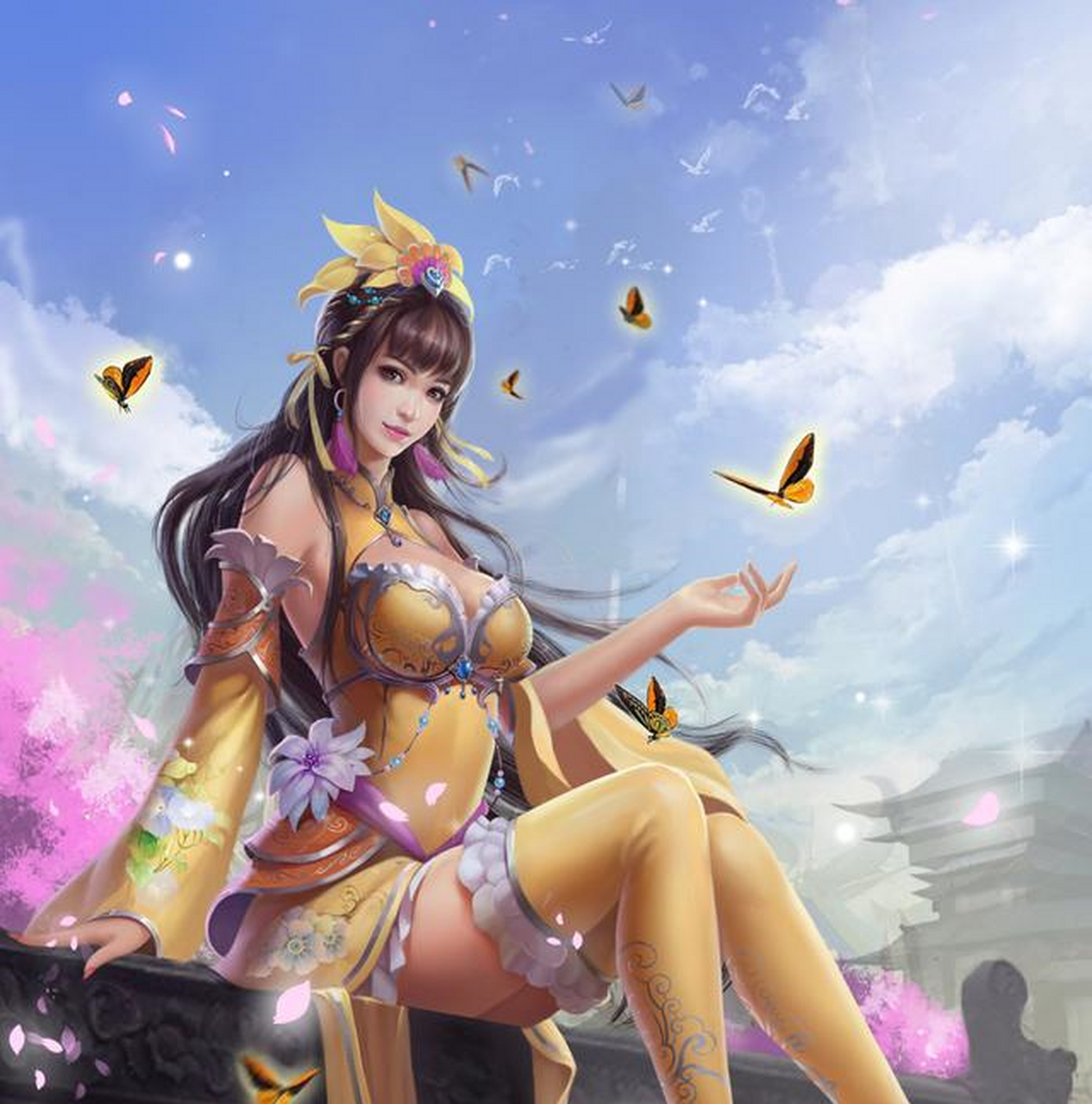 一组很好看的页游风人物图