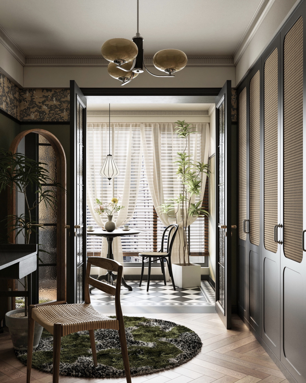 南阳复古风设计～浪漫又温柔 阳光洒进房间,享受岁月静好 #家的一万种