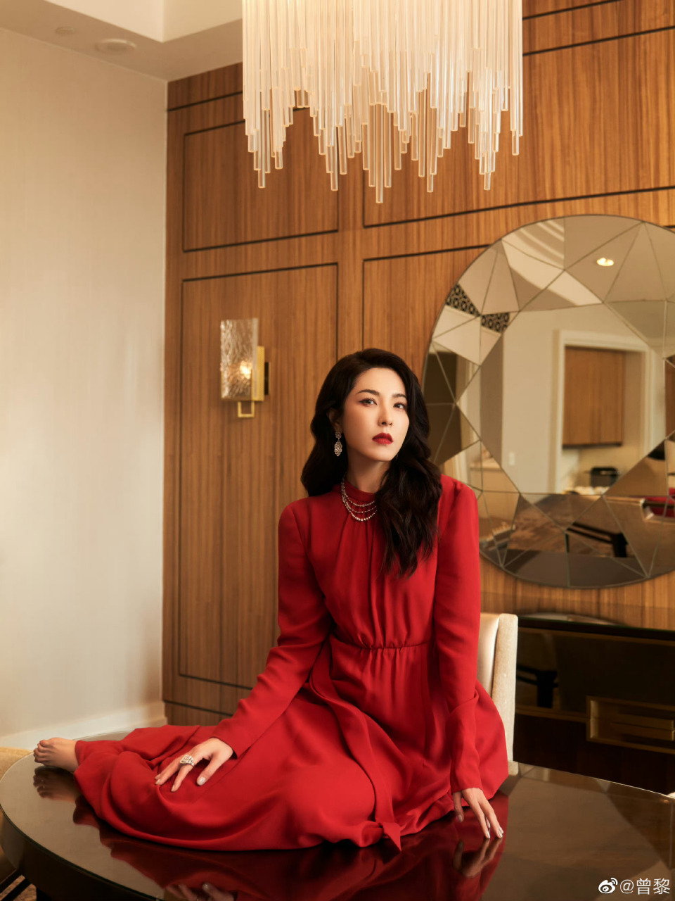 曾黎的红毯造型流出!