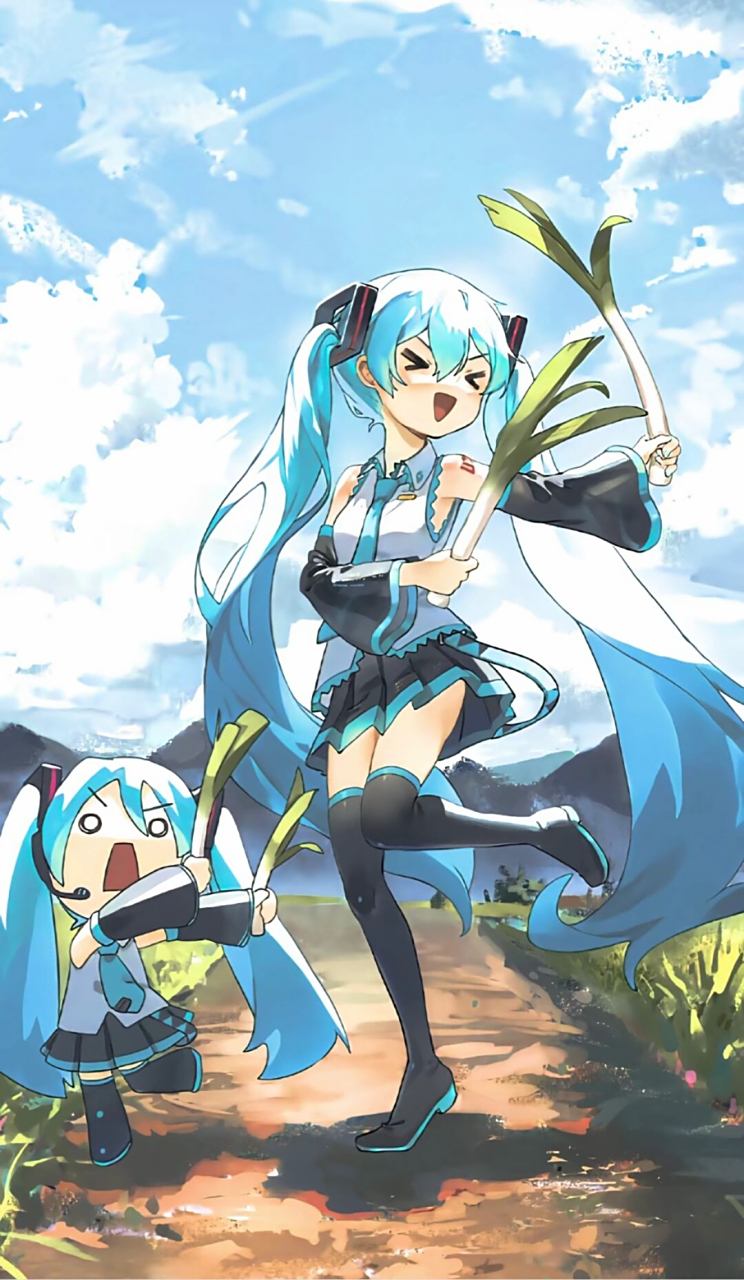 初音未来竖屏壁纸推选  miku竖屏壁纸推选