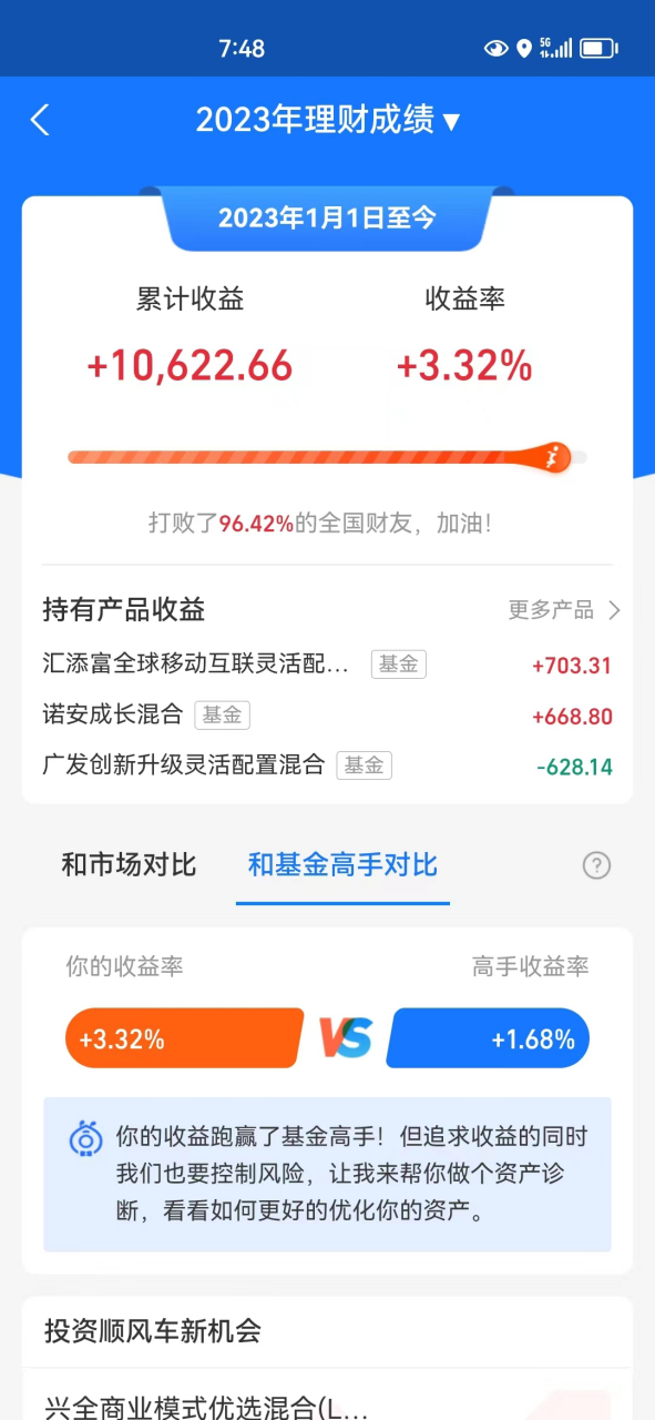 支付宝基金图片 盈利图片