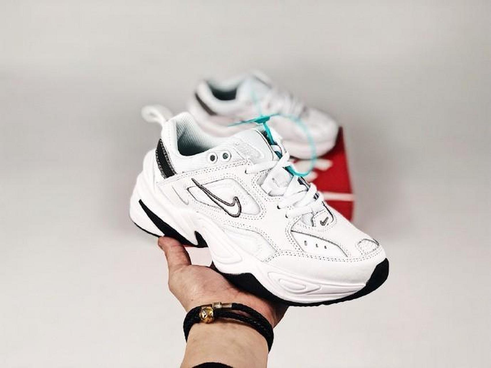nike m2k tekno 白黑5d炫彩尾条 复古休闲老爹鞋 #潮鞋##球鞋很潮##穿