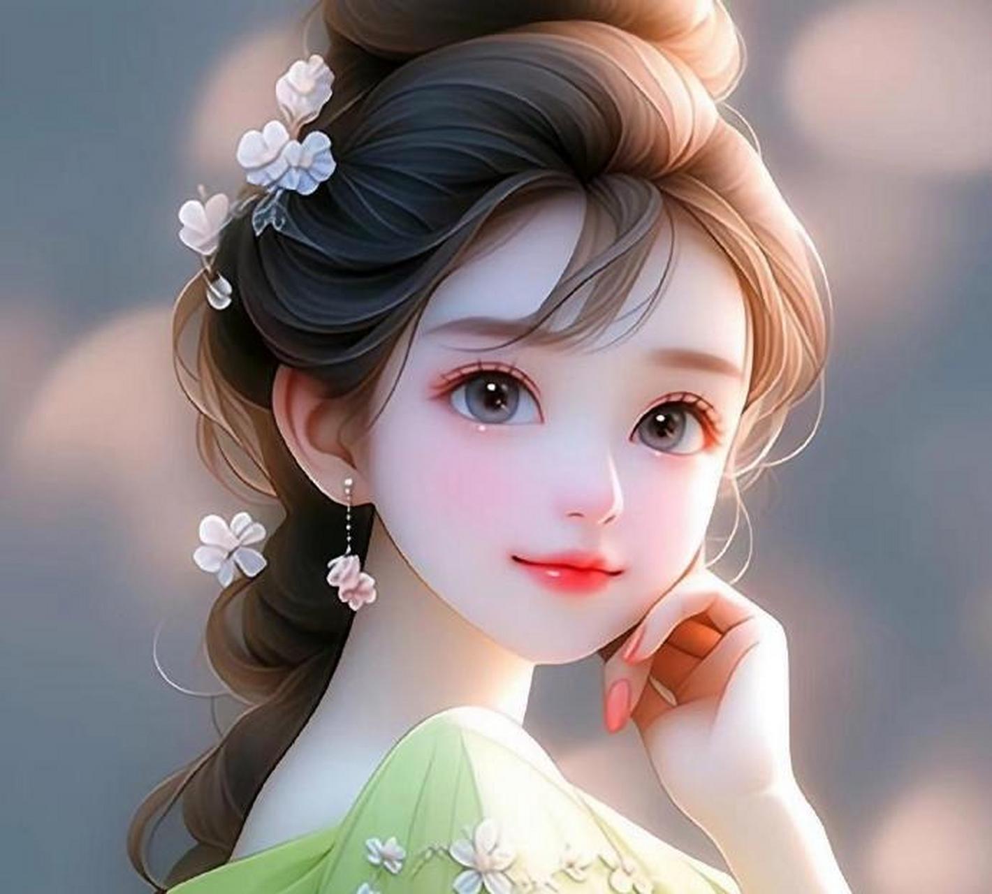 粉萌萌治愈系古风头像 676767 #古风头像