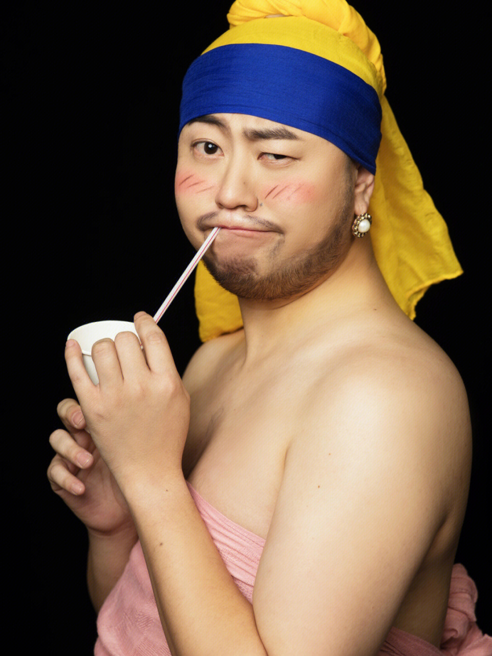 猛男娇羞图真人版～大家看看怎么样?#搞笑