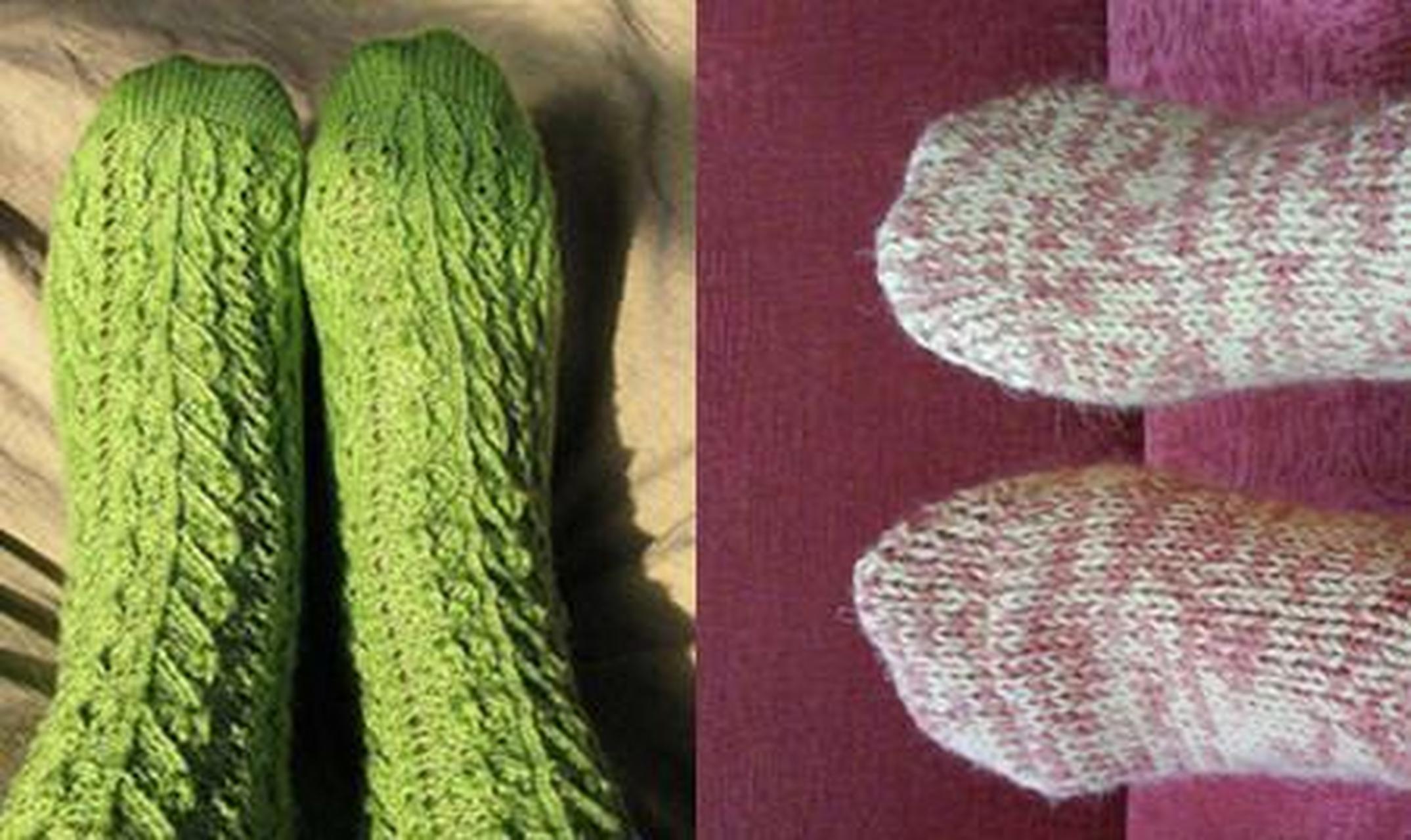 袜套的织法图解 让你简单搞定冬天烦恼