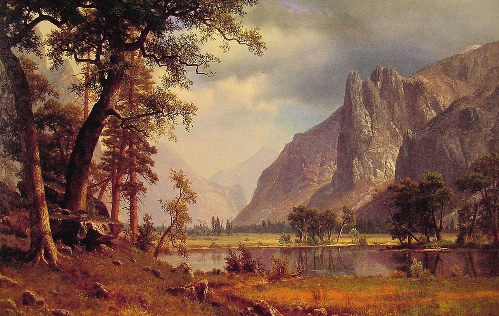 bierstadt)是一位19世纪的德国裔美国画家,以绘制山水画而闻名