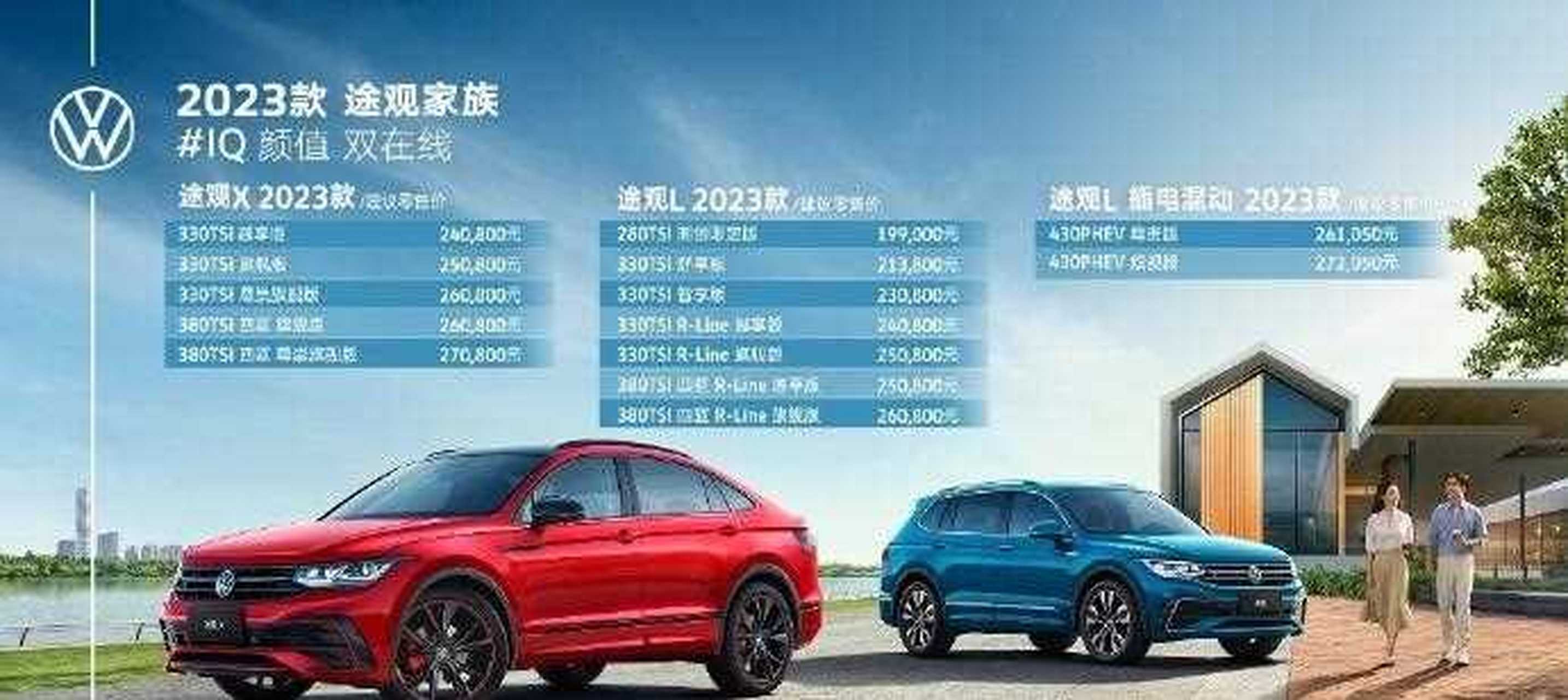 本届成都车展,上汽大众途观l 2023款上市,售价19.9万元—27.
