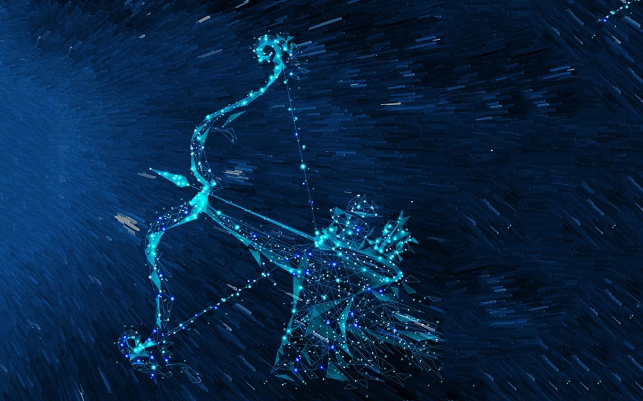 射手座梦幻星空插画#壁纸# #星空# #星座# #射手座# #唯美