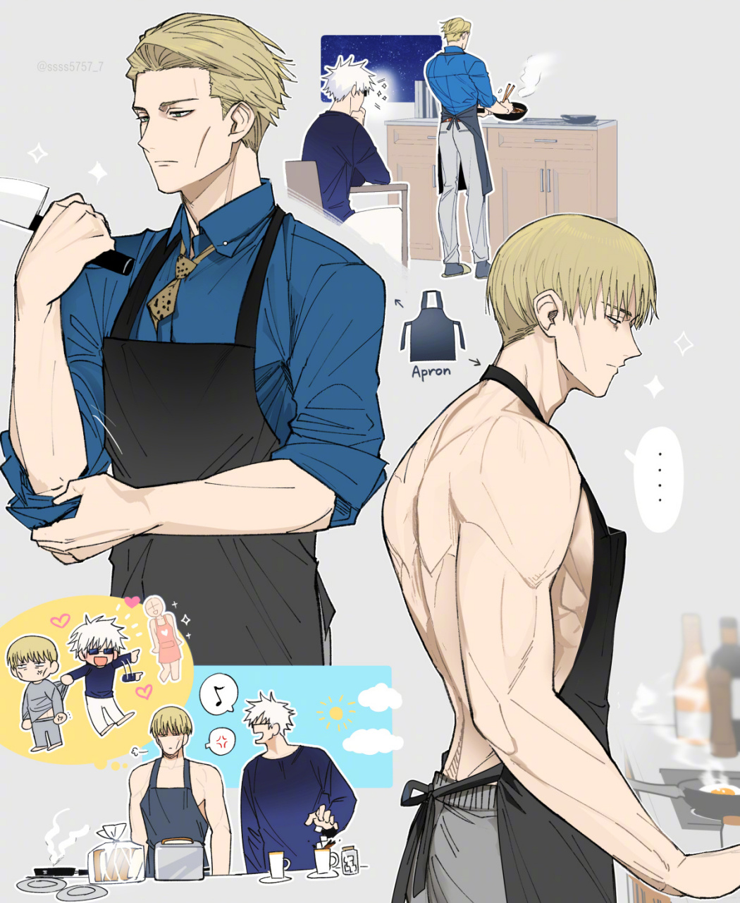 家庭主夫七海建人,娜娜米真的太帅了!