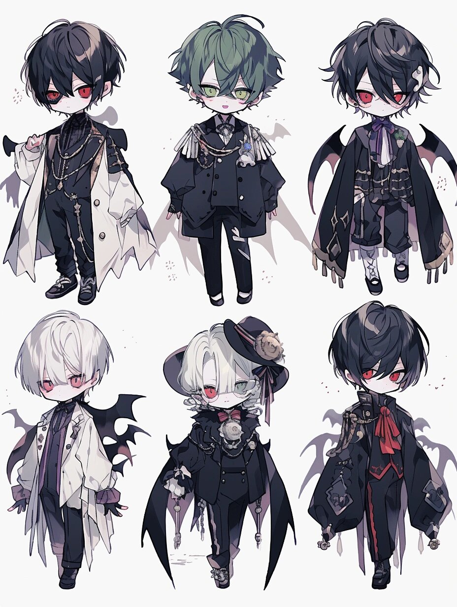 ai人设素材吸血鬼男孩人物设.@依灵文案分享的动态